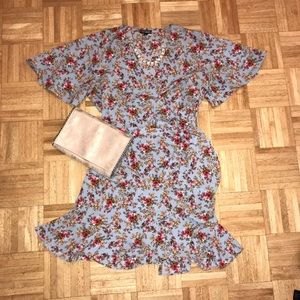 Girly topshop wrap dress